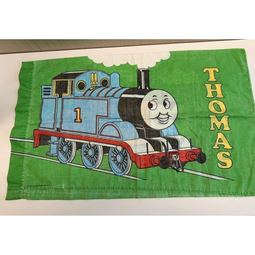 THOMAS The Tank Engine Pillowcase TERENCE Train Vintage 1992 Pillow Case 2-Sided
